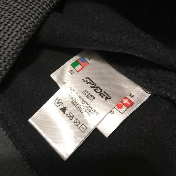 SPYDER quarter zip knit sweater, NWOT - Picture 9 of 9